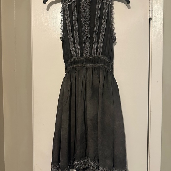 Altar’d State black washed out sleeveless dress size S - Picture 2 of 8